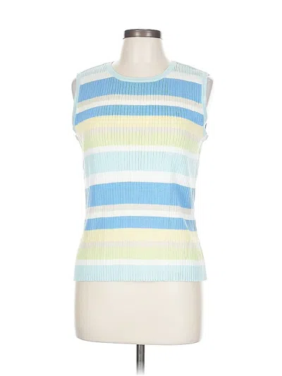 Pre-owned Cherokee Sleeveless Top Blue Boatneck Tops