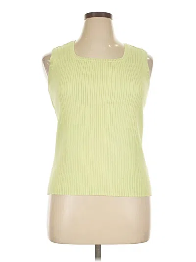 Pre-owned Cherokee Sweater Vest In Green