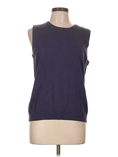 Pre-owned Cherokee Sweater Vest In Purple