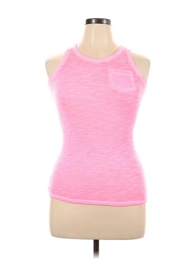 Pre-owned Cherokee Kids' Tank Top Pink Halter Neckline Tops