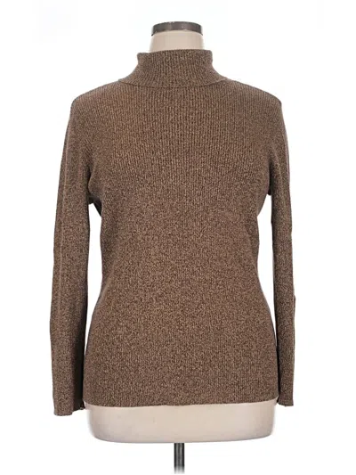 Pre-owned Cherokee Turtleneck Sweater In Brown