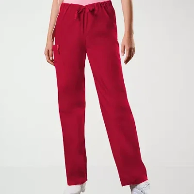 Cherokee Unisex Adult Big And Tall Scrub Pant In Red