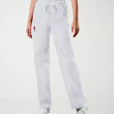 Cherokee Unisex Adult Short Scrub Pant In White