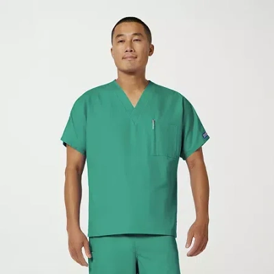 Cherokee Unisex Adult V Neck Short Sleeve Scrub Top In Multi