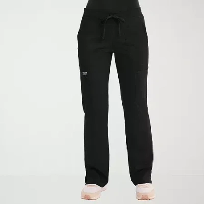 Cherokee Womens Petite Scrub Pant In Black