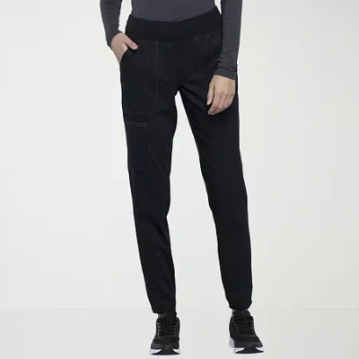 Cherokee Womens Petite Scrub Pant In Black