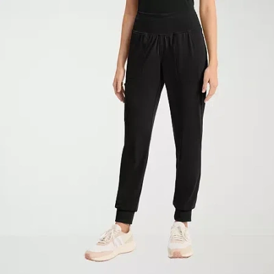 Cherokee Womens Petite Scrub Pant In Black