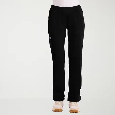 Cherokee Womens Petite Scrub Pant In Black