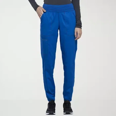 Cherokee Womens Petite Scrub Pant In Blue