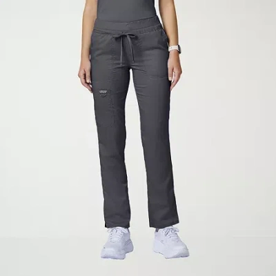 Cherokee Womens Petite Scrub Pant In Gray
