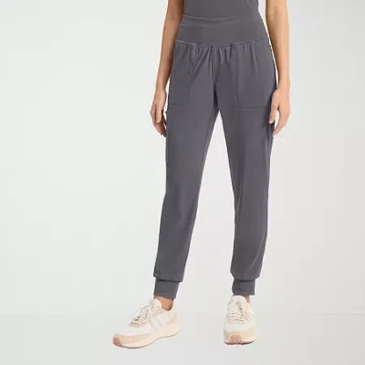 Cherokee Womens Petite Scrub Pant In Blue