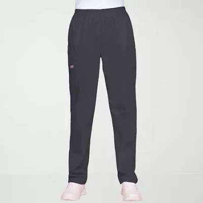 Cherokee Womens Petite Scrub Pant In Gray