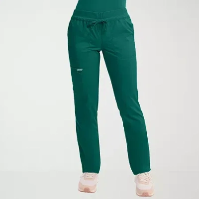 Cherokee Womens Petite Scrub Pant In Green