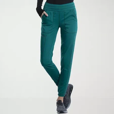 Cherokee Womens Petite Scrub Pant In Brown