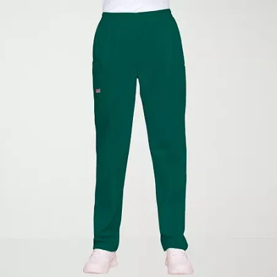 Cherokee Womens Petite Scrub Pant In Green