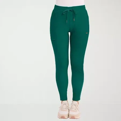 Cherokee Womens Petite Scrub Pant In Green