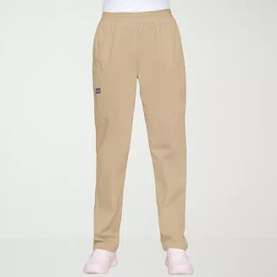 Cherokee Womens Petite Scrub Pant In Neutral