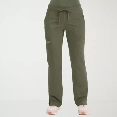 Cherokee Womens Petite Scrub Pant In Green