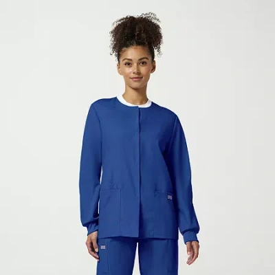 Cherokee Womens Scrub Jackets In Blue