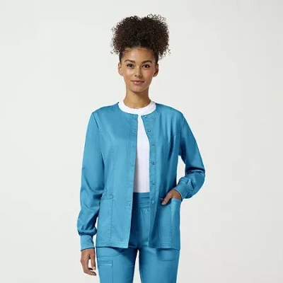 Cherokee Womens Scrub Jackets In Blue