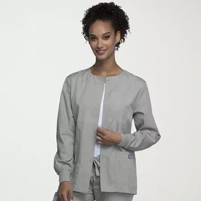 Cherokee Womens Scrub Jackets In Gray