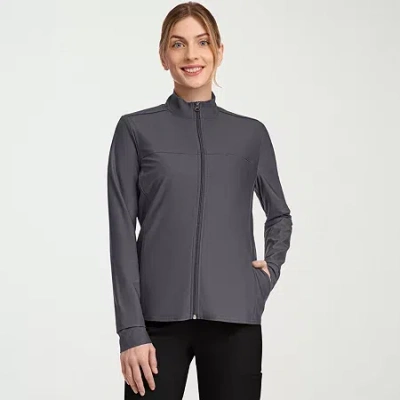 Cherokee Womens Scrub Jackets In Gray