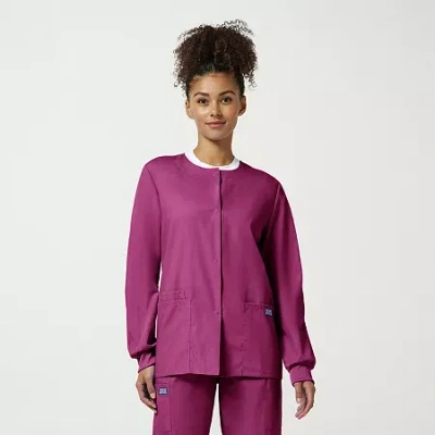 Cherokee Womens Scrub Jackets In Pink