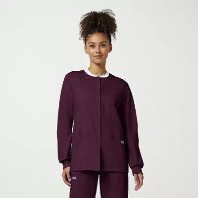Cherokee Womens Scrub Jackets In Brown