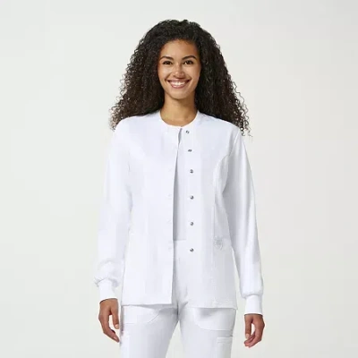 Cherokee Womens Scrub Jackets In White