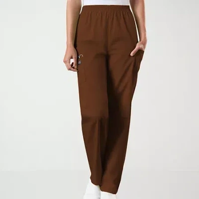 Cherokee Womens Scrub Pant In Brown