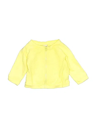 Pre-owned Cherokee Babies' Zip Up Hoodie In Yellow