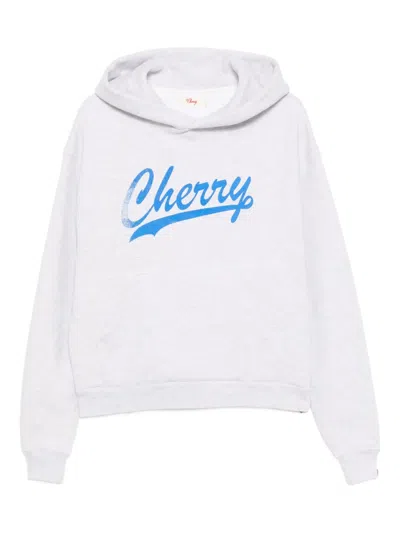 Cherry La Athletic Hoodie In Gray