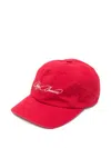 Cherry La Cherry American Unstructured Cap In Red