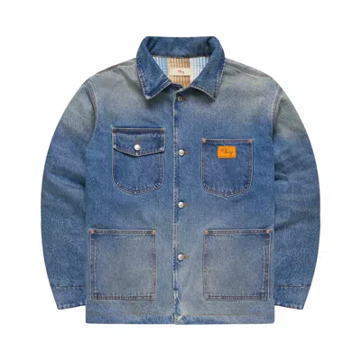 Pre-owned Cherry La Chore Coat 'denim' | Blue | Men's Size M