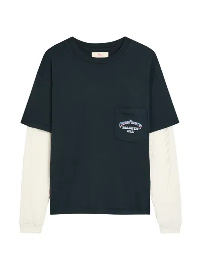 Cherry La Graphic T-shirt In Blue