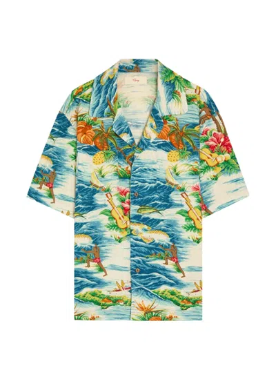 Cherry La Graphic-print Short-sleeve Shirt In Multi