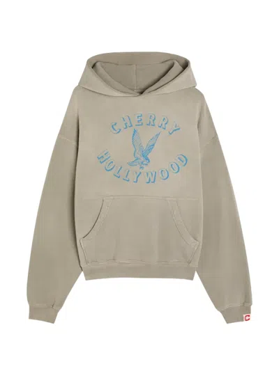 Cherry La Hoodie Mit Kängurutasche In Gray