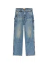 Cherry La Jeans Mit Einsätzen In Blue