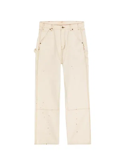 Cherry La La Carpenter Jeans Mit Farbklecks-print In Neutral