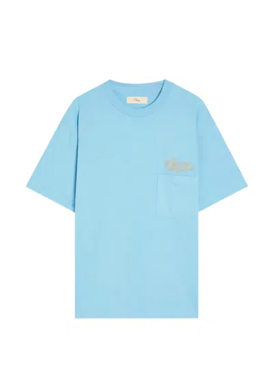 Cherry La Logo-embroidered Pocket T-shirt In Multi