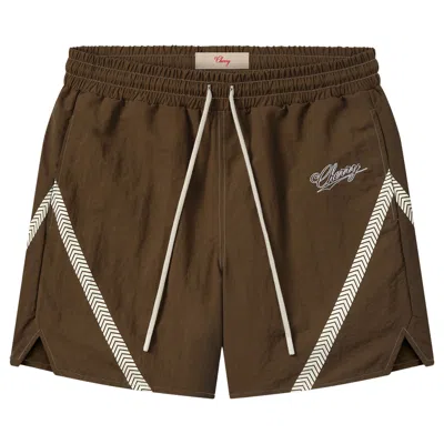 Pre-owned Cherry La Nylon Shorts 'espresso' | Brown | Men's Size M
