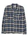 Cherry La Plaid Flannel Shirt In Blue