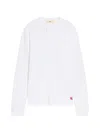 Cherry La Waffle Button T-shirt In White