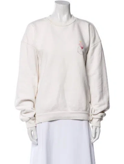 Pre-owned Cherry Los Angeles Bomber Jacket In Neutral