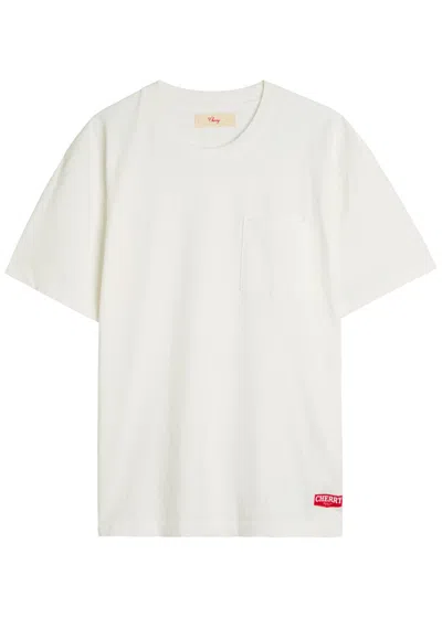 Cherry Los Angeles Chevron Classic Cotton T-shirt In White