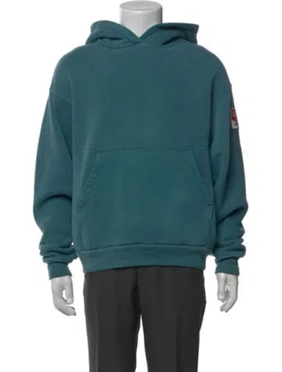 Pre-owned Cherry Los Angeles Crew Neck Long Sleeve Hoodie In Blue