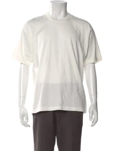 Pre-owned Cherry Los Angeles Crew Neck Short Sleeve T-shirt In White