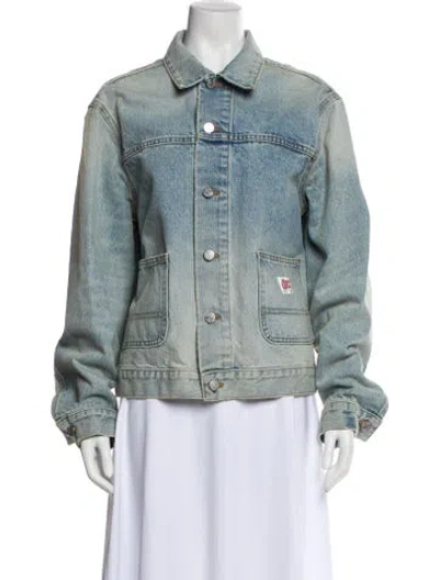 Pre-owned Cherry Los Angeles Denim Jacket In Blue