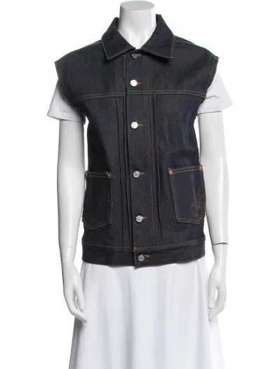 Pre-owned Cherry Los Angeles Denim Jacket In Blue