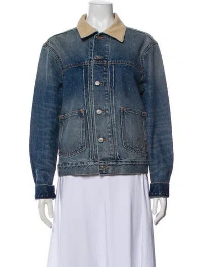 Pre-owned Cherry Los Angeles Denim Jacket In Blue